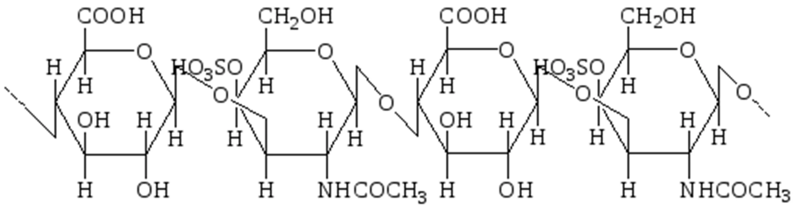 Ланцюжок послідовних молекул хондроїтину